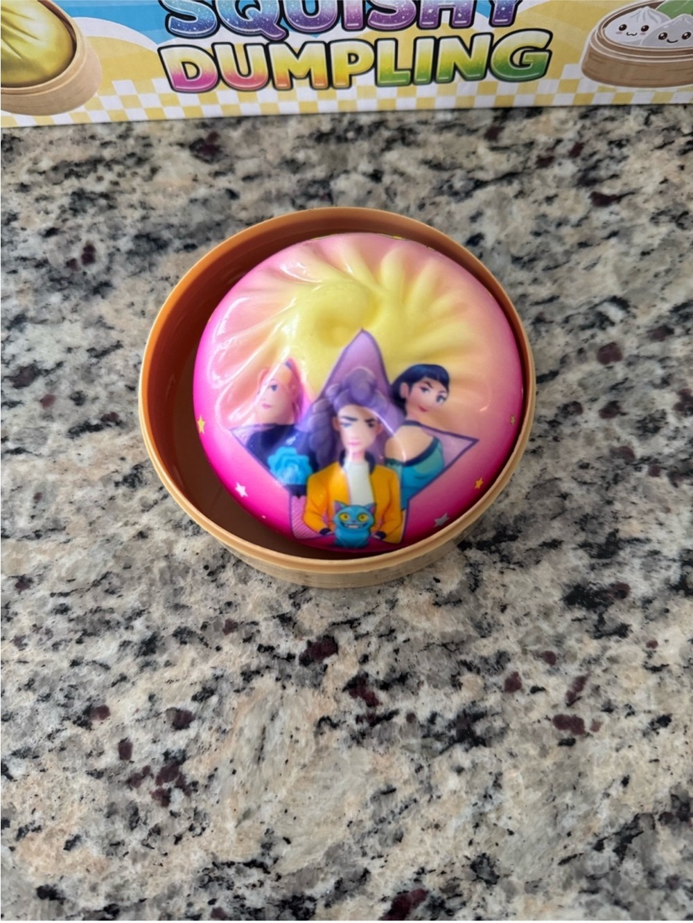 KPOP Demon Hunters Slow Rising Dumpling Squishy Toy - Picture 4 of 7